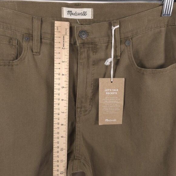 NWT MADEWELL Women’s 9” High Rise Skinny Jeans ST G2999 Garment-Dyed Size 32 - Picture 6 of 16